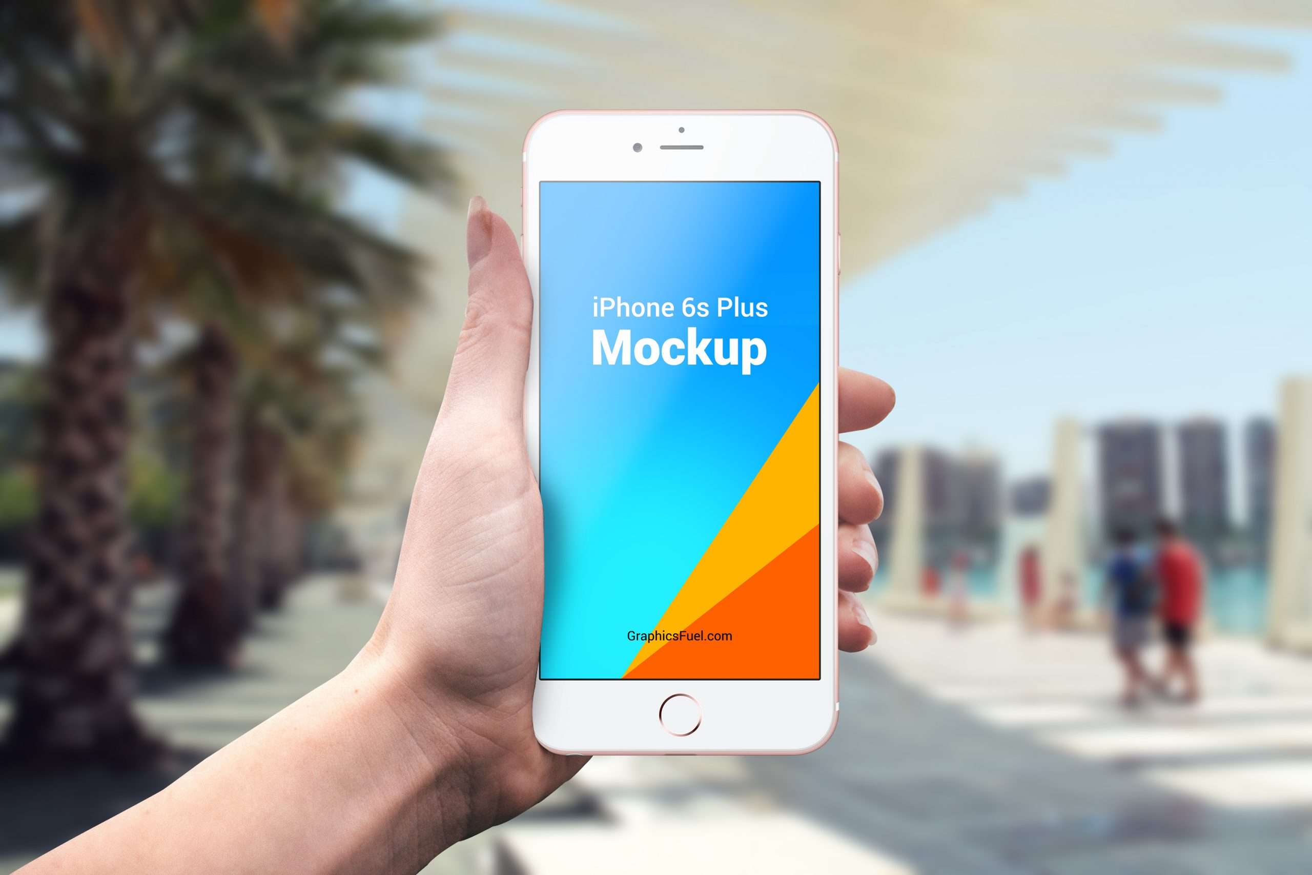 Outdoor iPhone Mockup