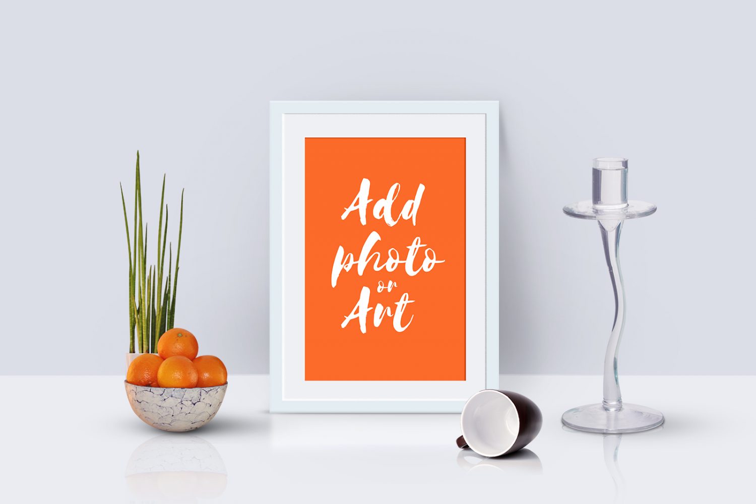 Photo Frame Mockup Scene PSD