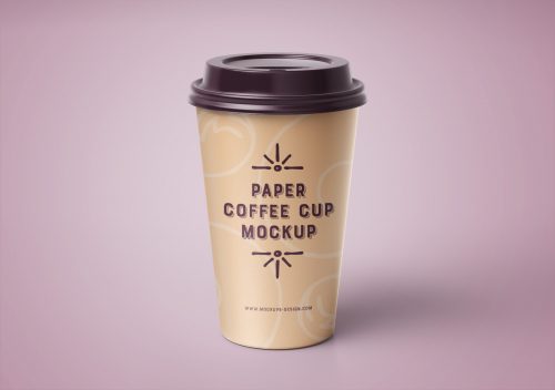 Premium Paper Coffee Cup Mockup PSD Set