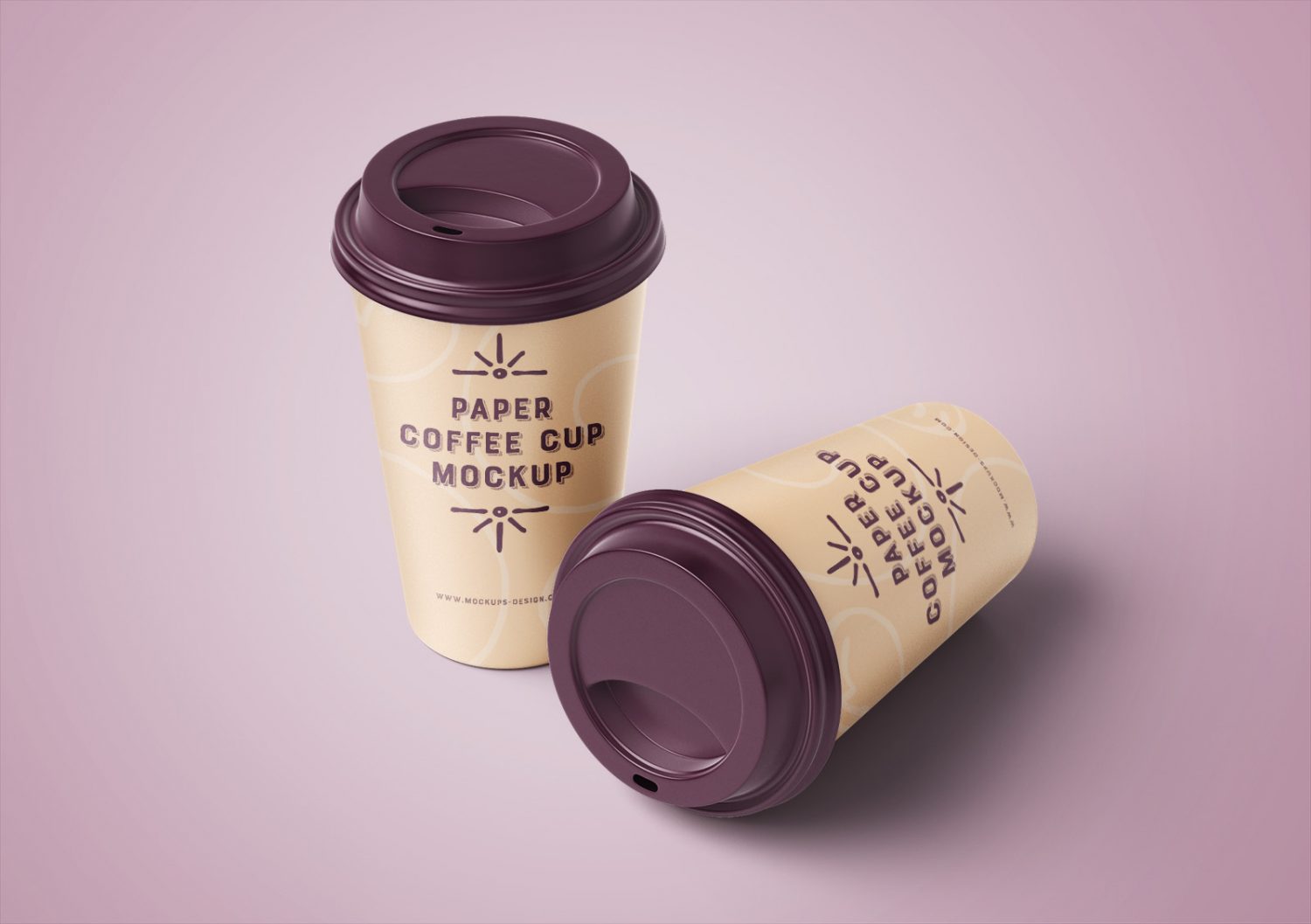 Premium Paper Coffee Cup Mockup PSD Set