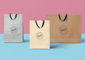 Shopping Bag PSD Mockup #3