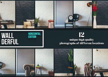 Wallderful Horizontal Frames PSD Mockups