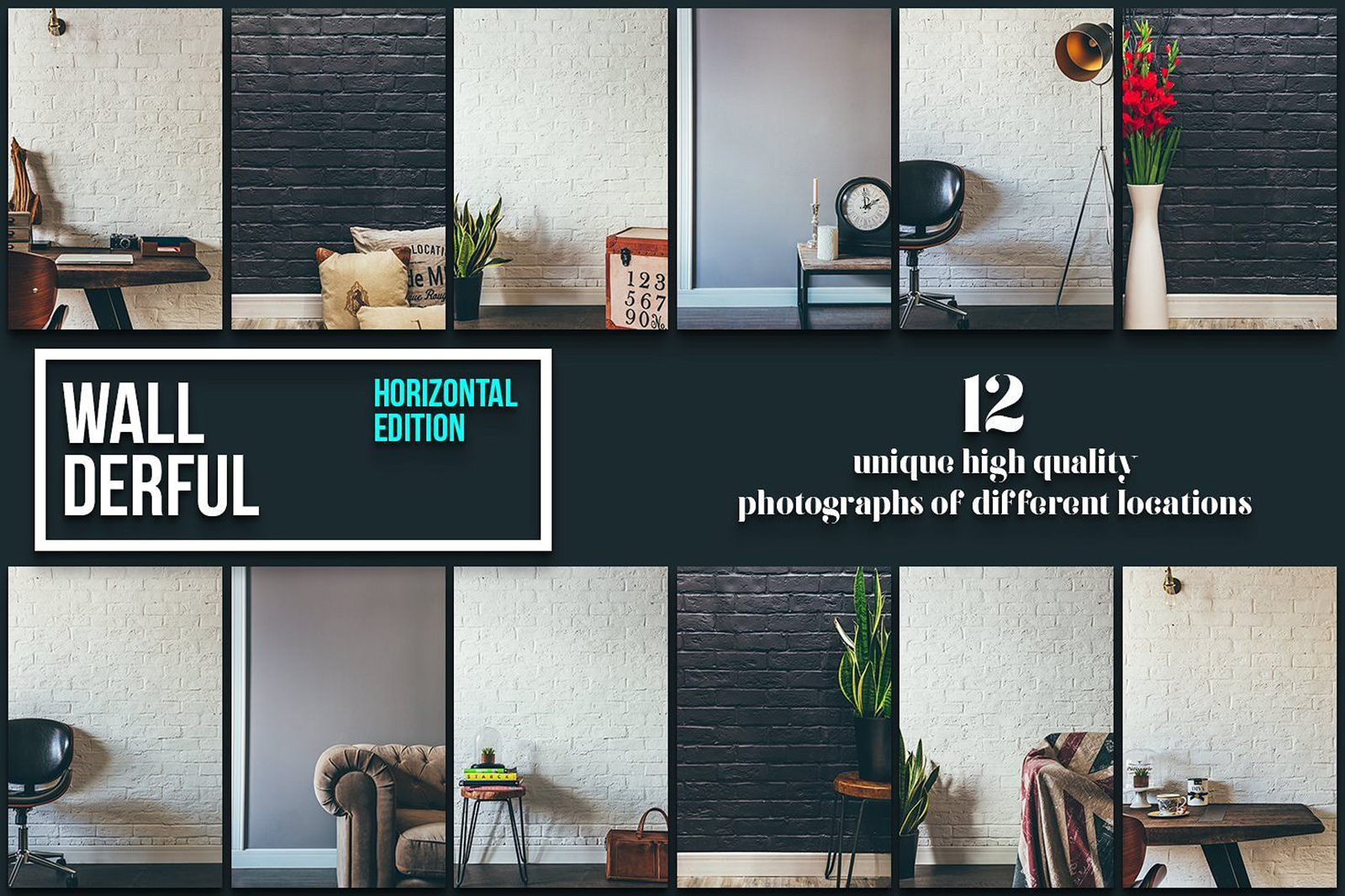 Wallderful Horizontal Frames PSD Mockups