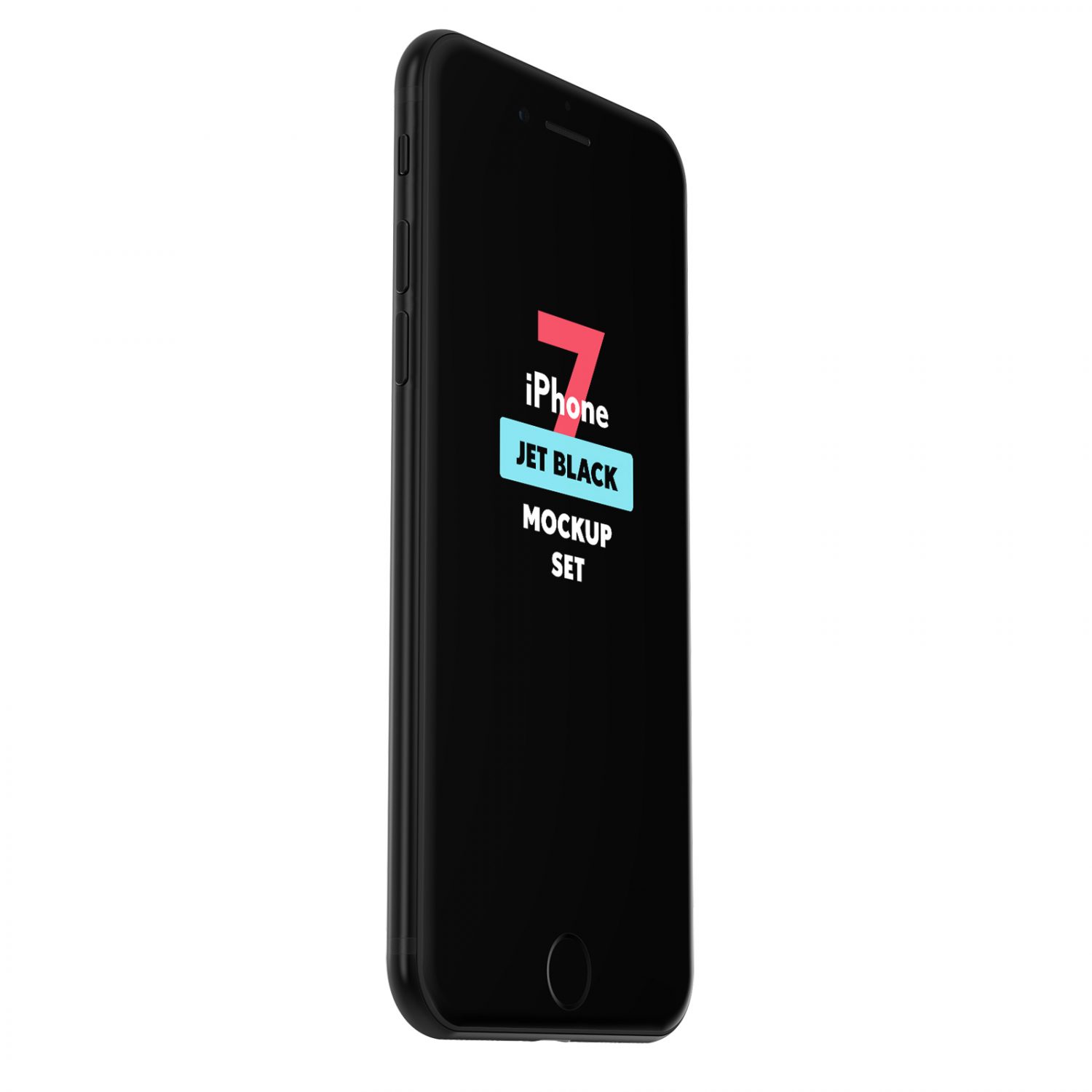 iPhone 7 Jet Black Mockup Set