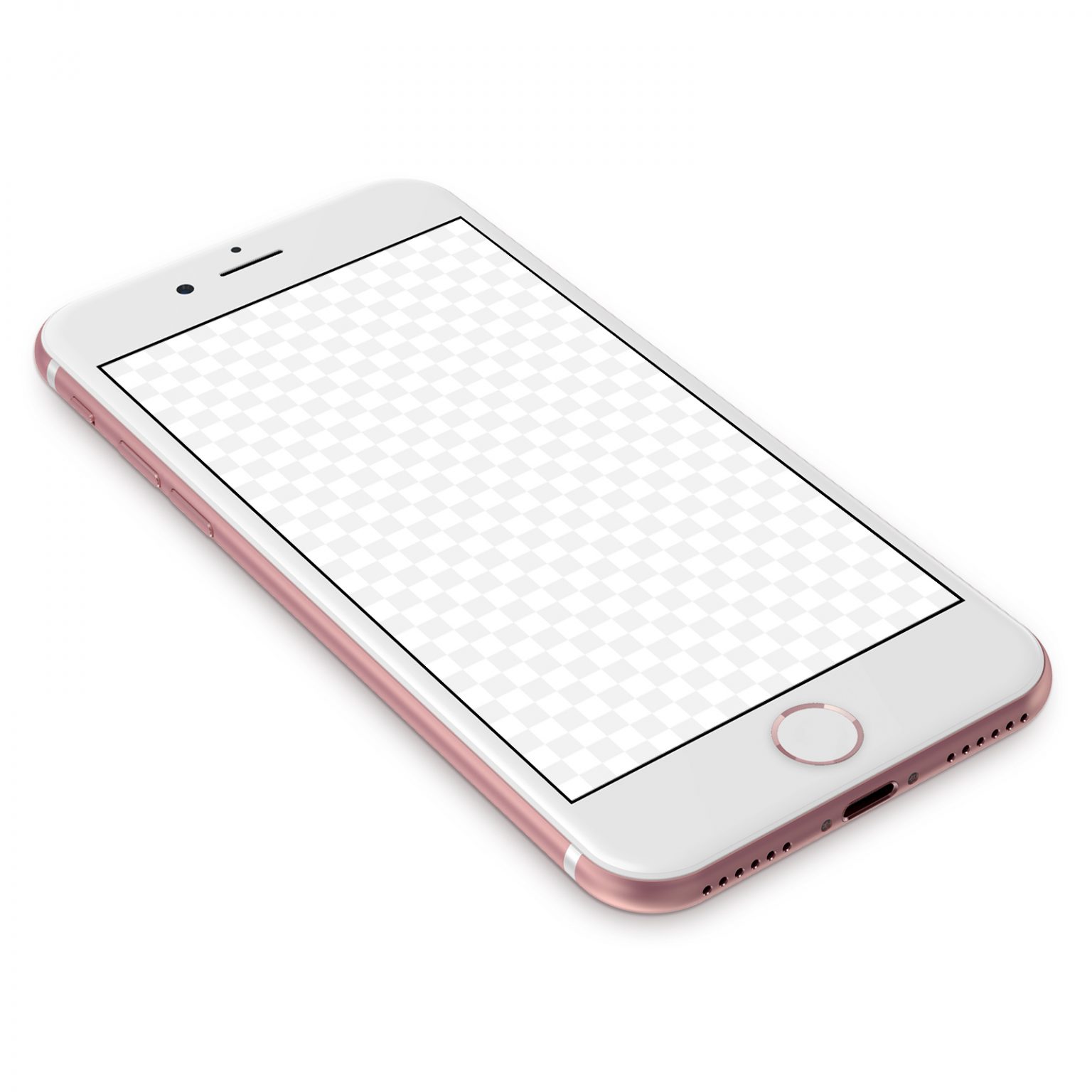 iPhone 7 Rose Gold Mockup — Free Mockup World