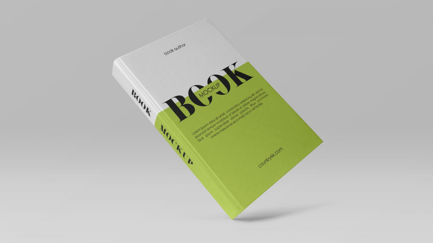 2 Free Hardcover Book Mockups PSD