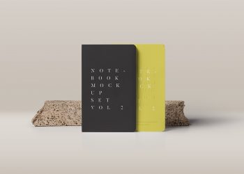 Classic Psd Notebook Mockup #2