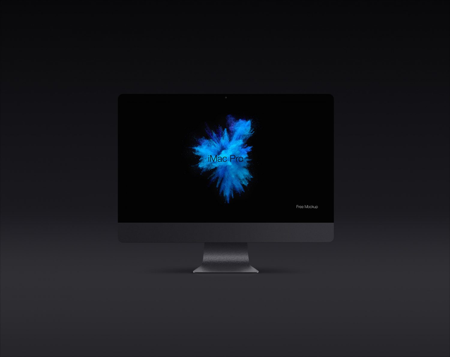 Dark iMac Pro Screen Mockup