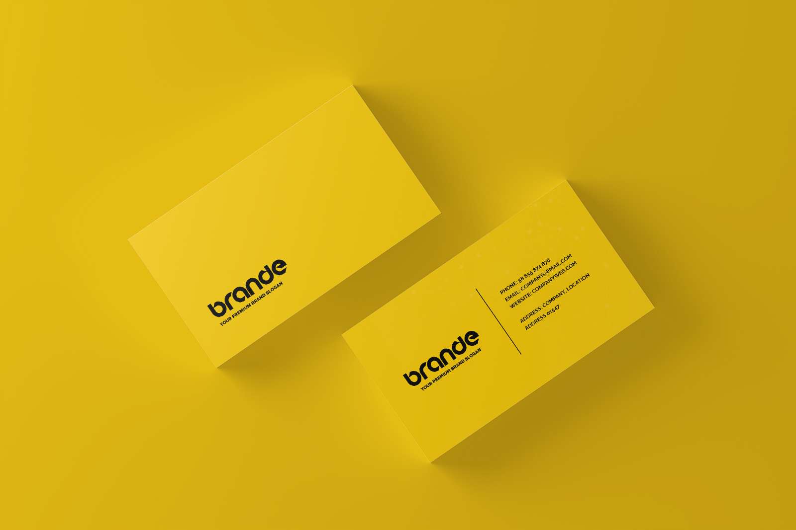 Free Business Card Mockup