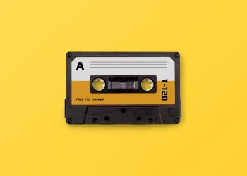 Free Cassette Tape Mockup