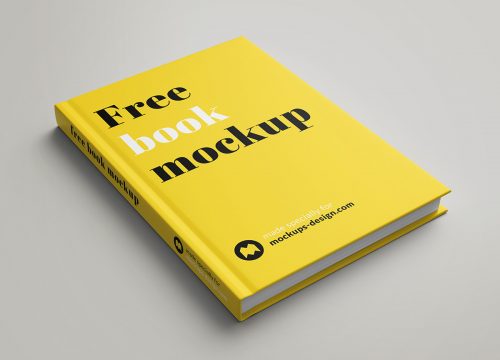 Free Hardcover Book Mockup