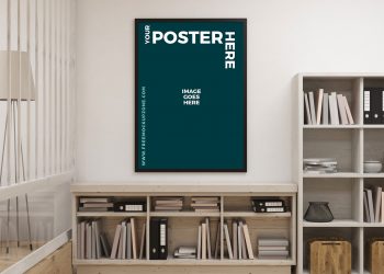 Free Interior Poster Mockup PSD