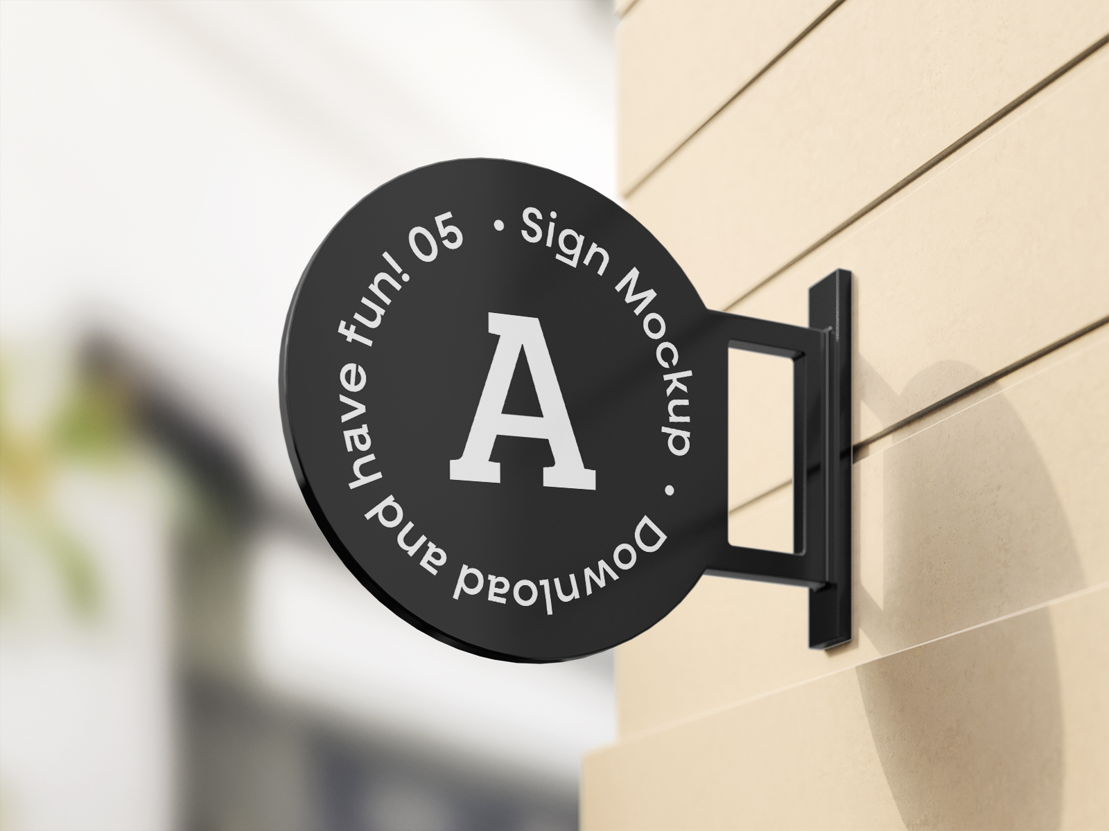 Free Logo Sign Mockup PSD Free Mockup World
