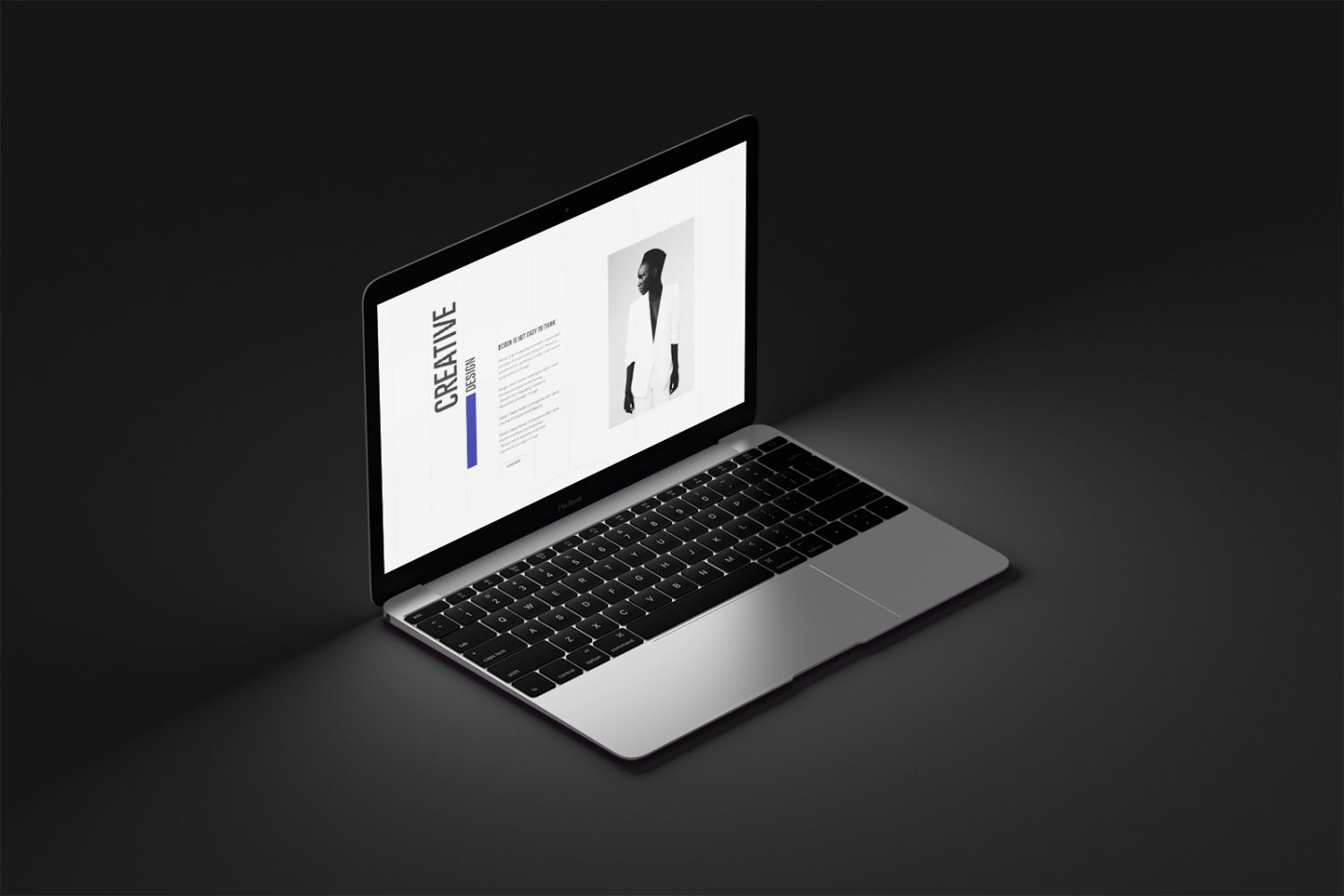 Free Macbook Mockup PSD