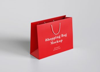 Free Paper Shopping Bag Mockup PSD