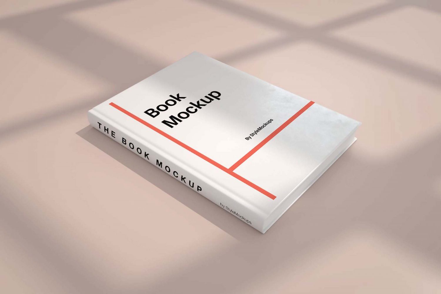 Free Perspective Book Mockup PSD