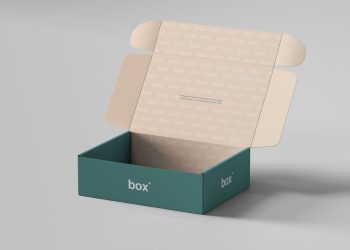 Free Pinch Lock Box Mockup PSD