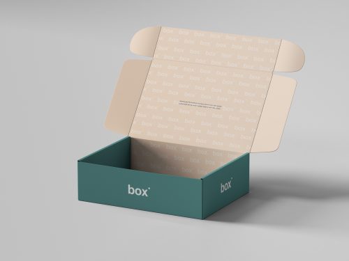 Free Pinch Lock Box Mockup PSD