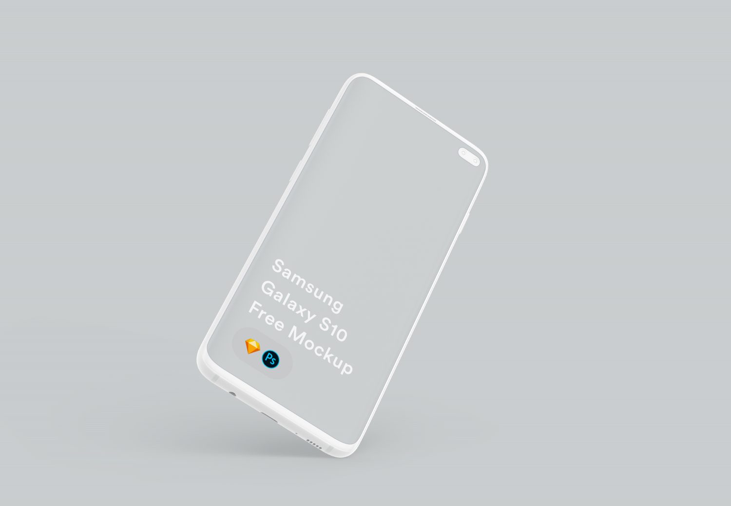 Free Samsung Galaxy S10+ Mockup PSD