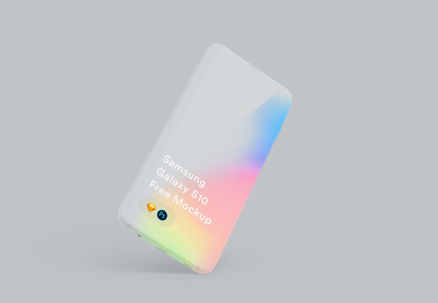 Free Samsung Galaxy S10+ Mockup PSD