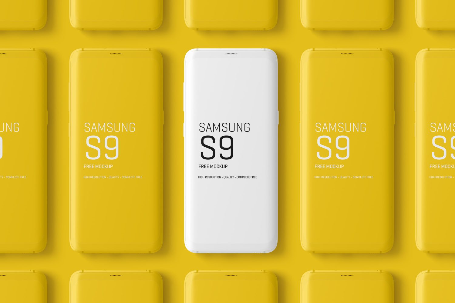 Free Samsung Galaxy S9 Mockup