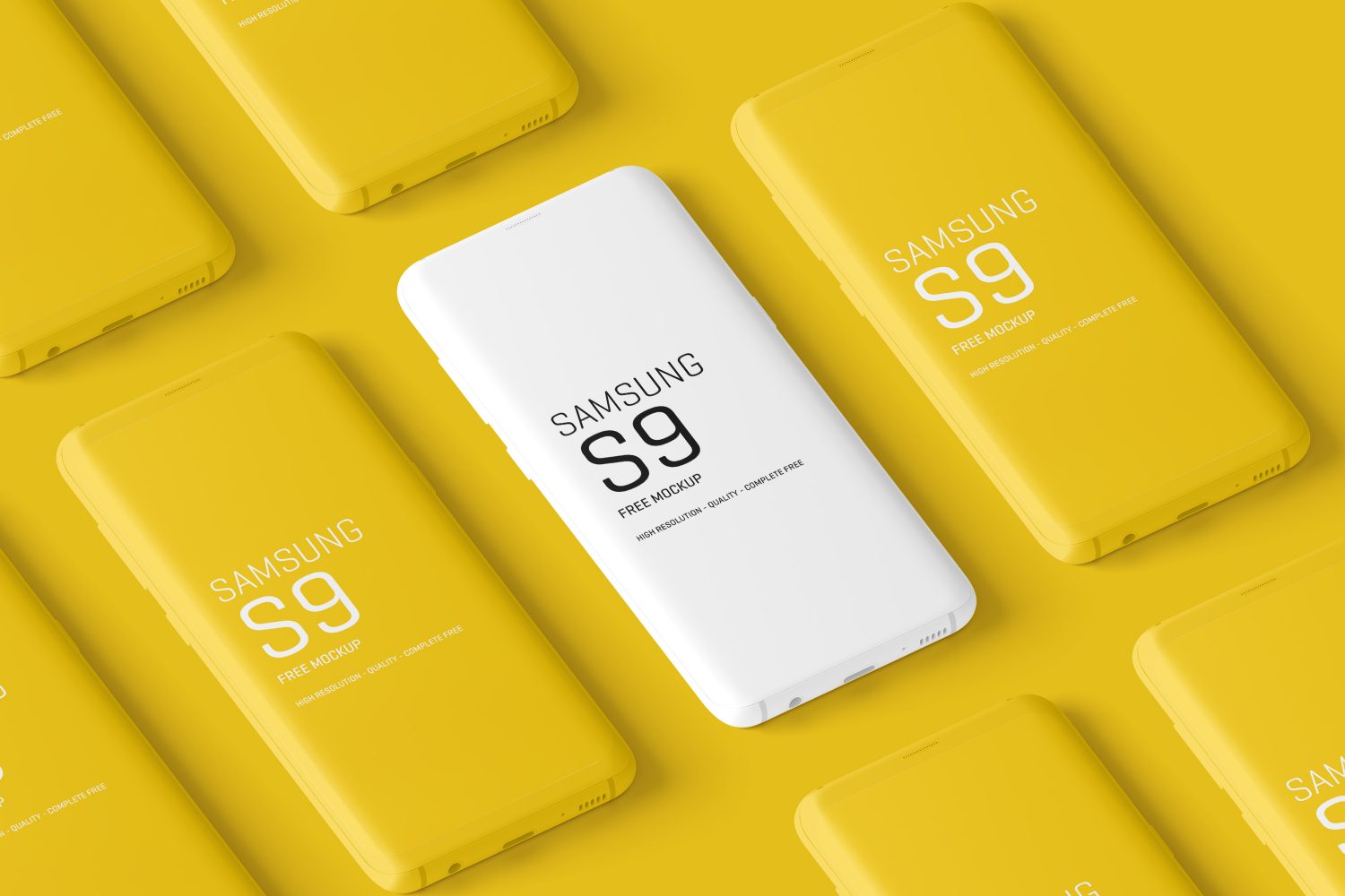 Free Samsung Galaxy S9 Mockup