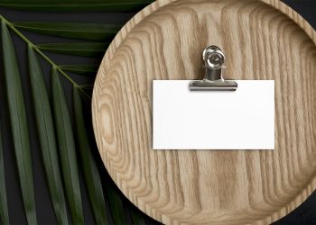 Minimalistic Business Card Mockups PSD