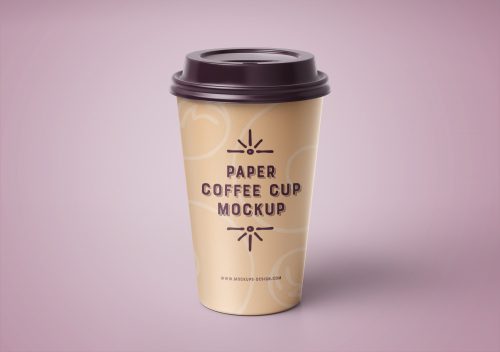 4 Paper Cup Mockup