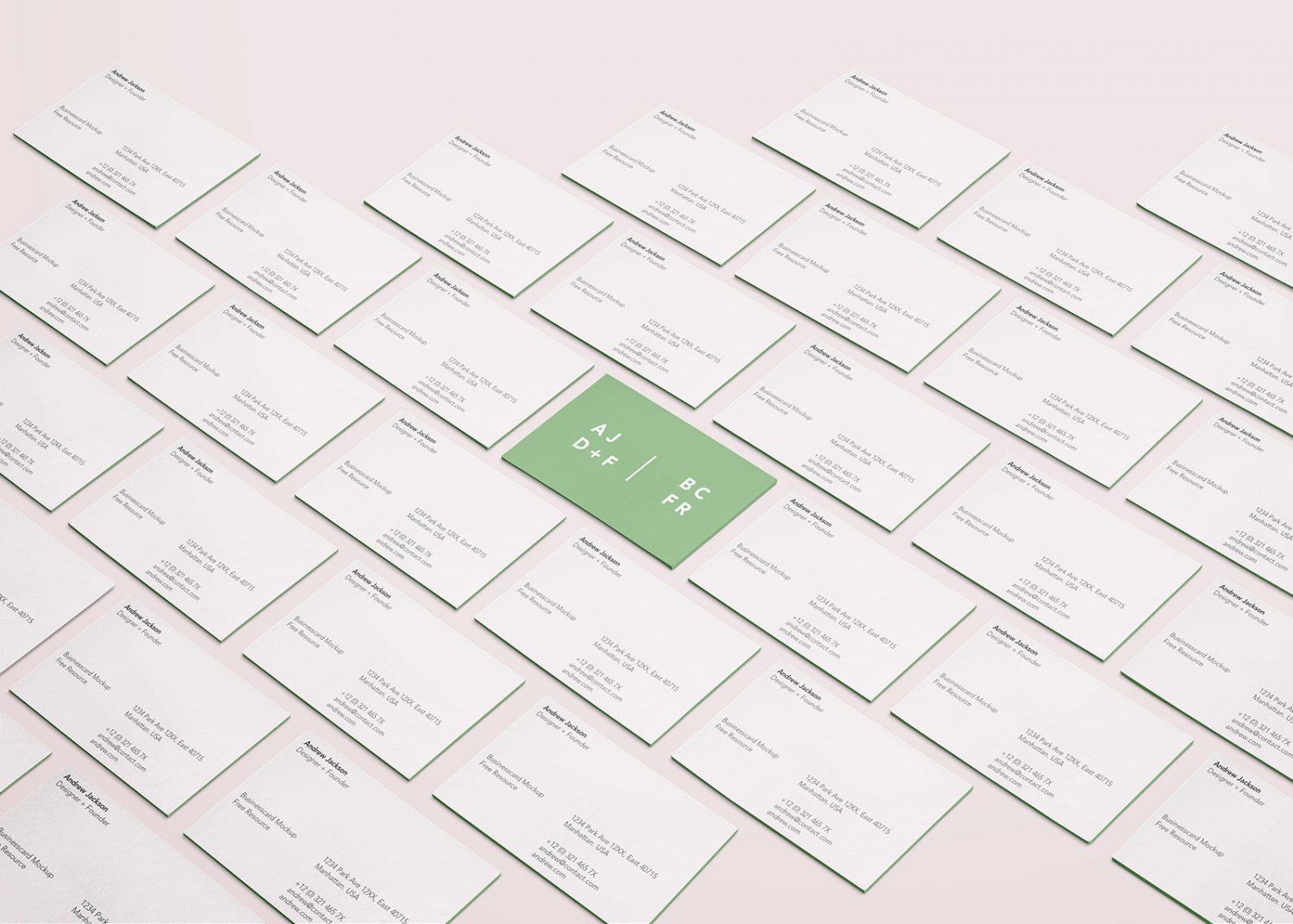 PSD Business Card Mockup