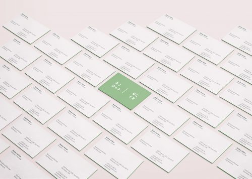 PSD Business Card Mockup