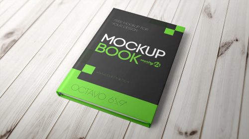 Hardcover Book Mockup Free
