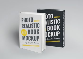 Hardcover Book Mockup Photoshop PSD