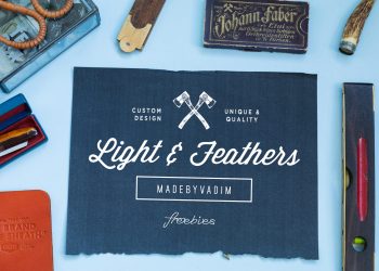 Light Feather 4 Free Mockups