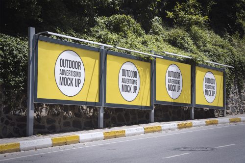 Outdoor Advertising PSD Mockups