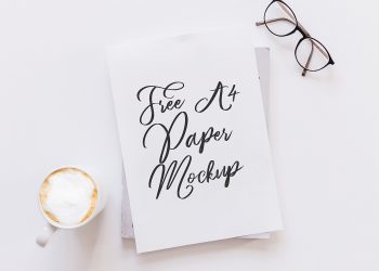 Free A4 Paper Mockup