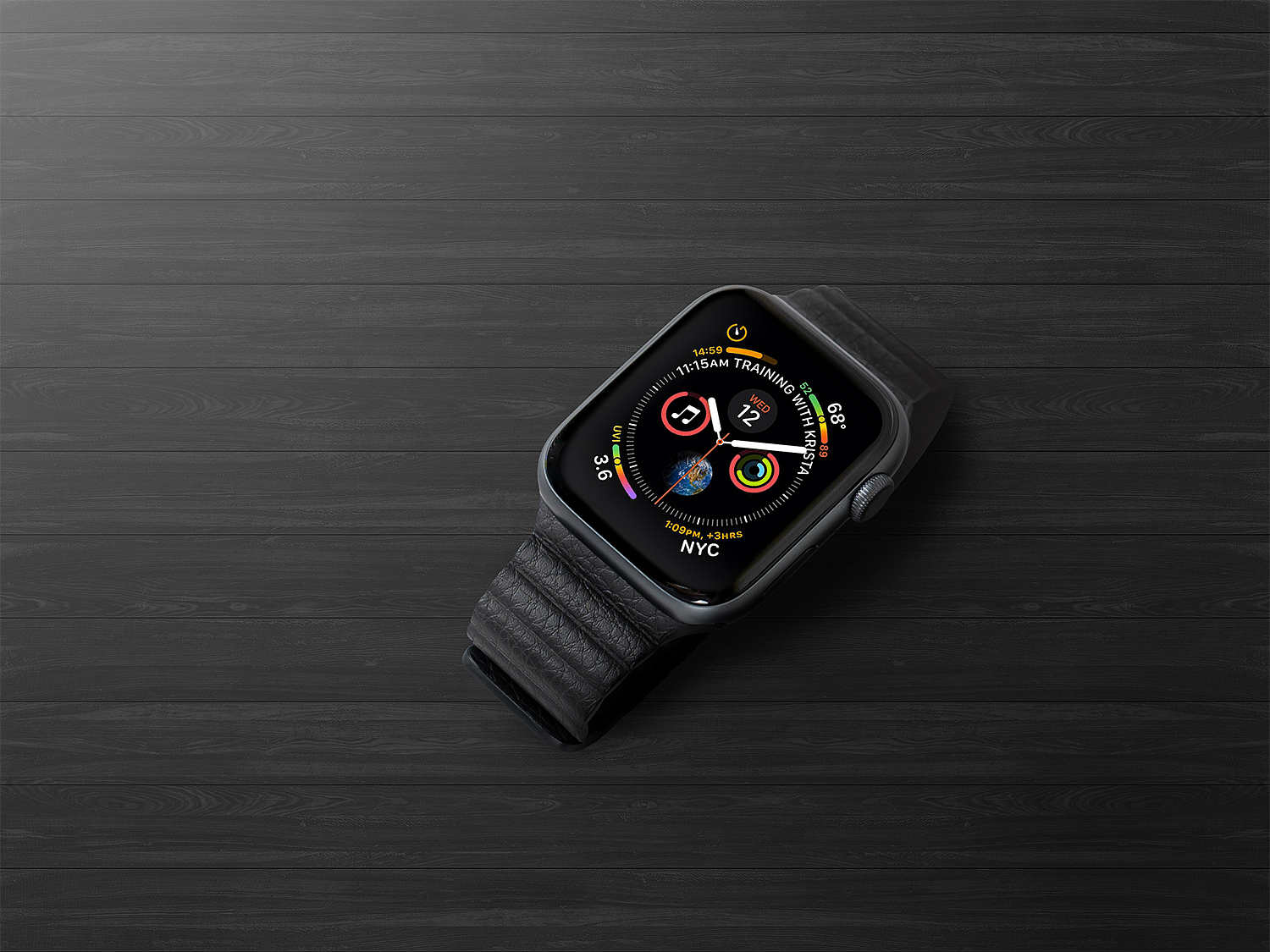 Free Apple Watch Series 4 Mockup