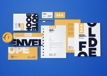 Free Branding Stationery Mockup Set