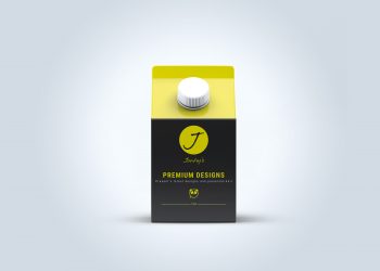 Free Carton Juice Packaging Mockup