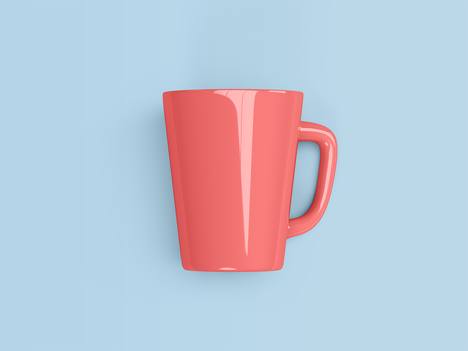 Free Ceramic Mug PSD Mockup