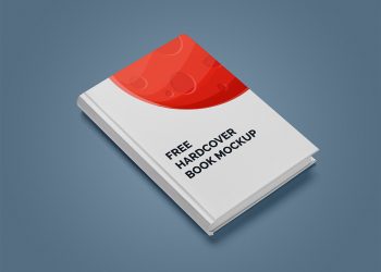 Free Hardcover Book Mockup