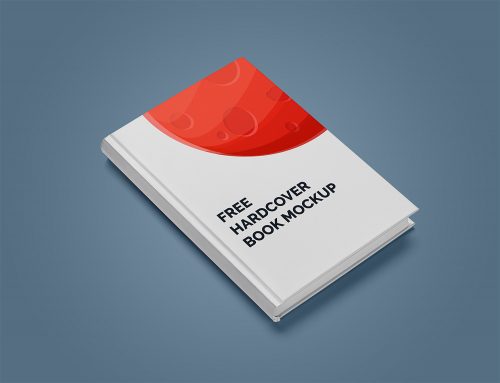 Free Hardcover Book Mockup