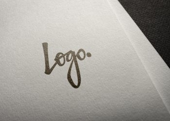 Free Logo on Paper Mockup