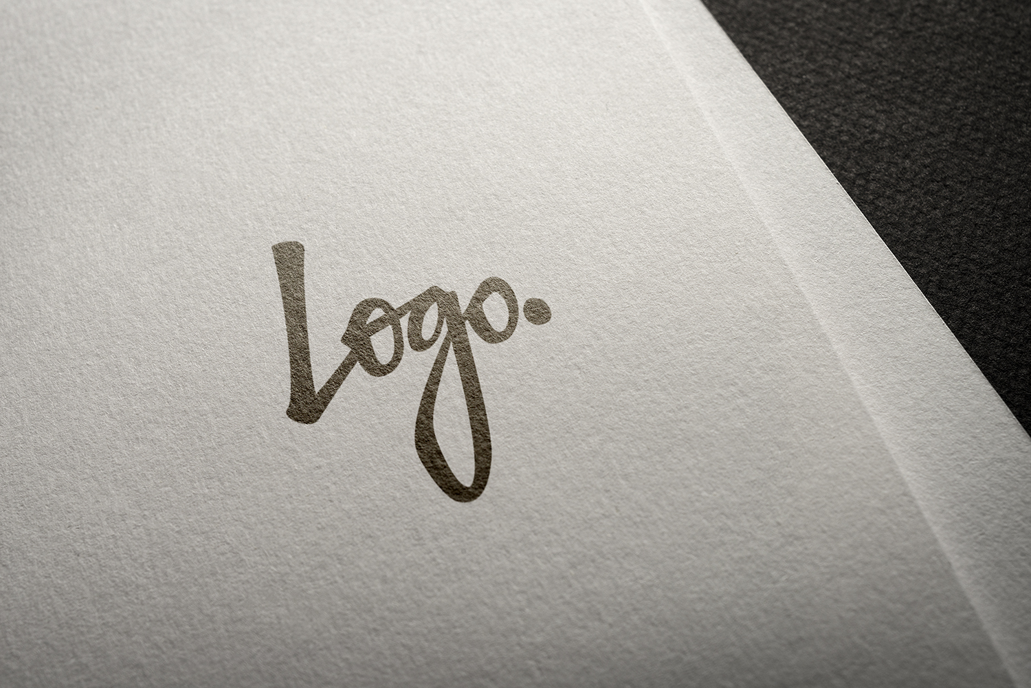 Free Logo on Paper Mockup