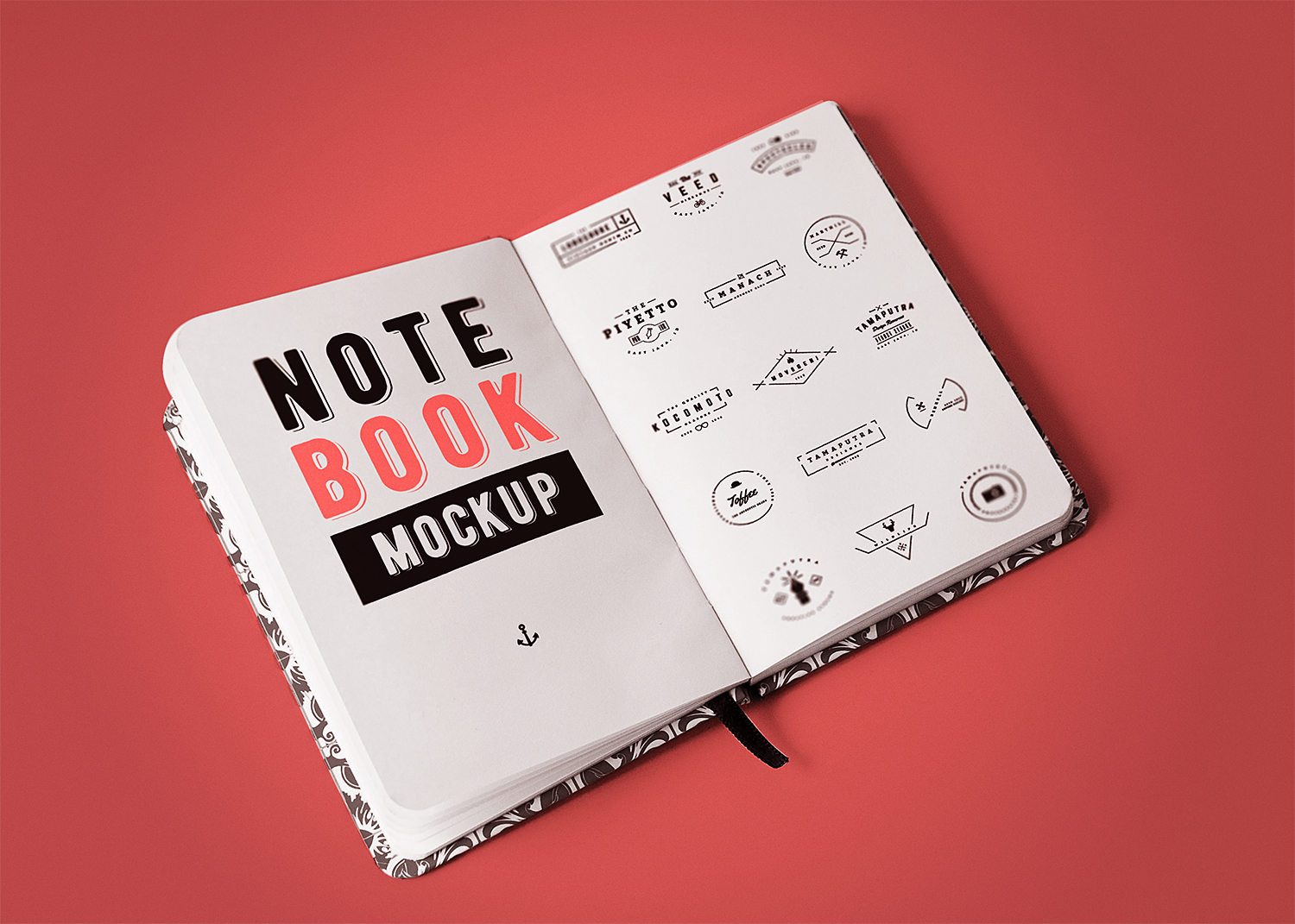 Download Free Open Notebook Mockup Best Free Mockups