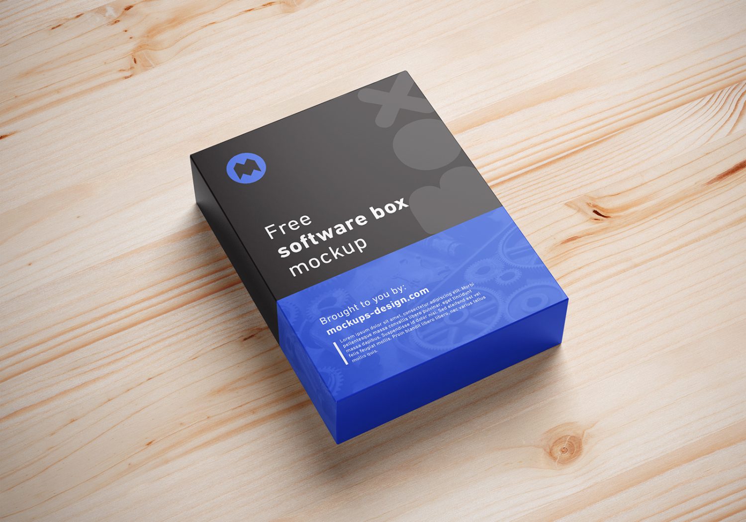 Free Software Box Mockup