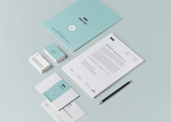 Free Stationery Branding Mockup