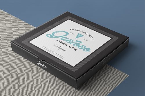 Free Takeaway Pizza Box Mockup