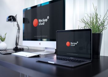 Free iMac and MacBook Pro Mockups
