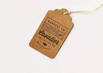 Label Tag Mockup Free Download