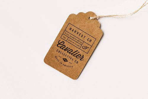 Label Tag Mockup Free Download